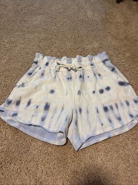 Never Worn- Universal Thread Light Blue and White Tie-Dye Lounge Shorts